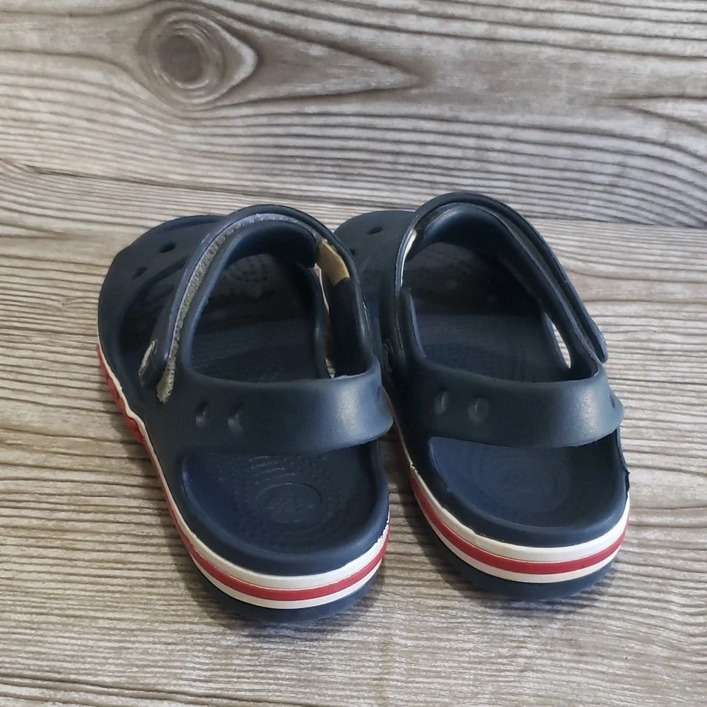 Crocs youth water beach pool sandals adjustable straps size 11